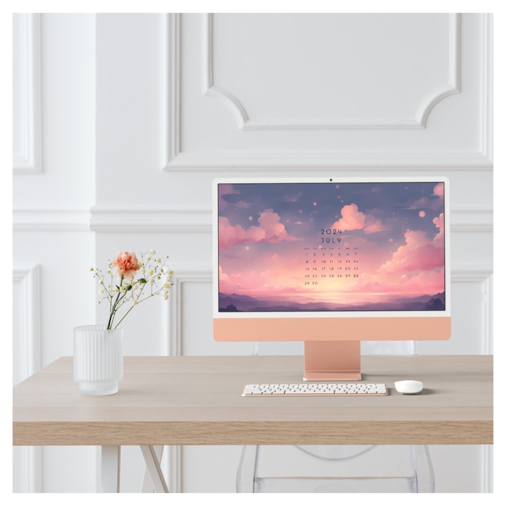 Pastel Sky Oasis ~ Cozy, Simple Wallpapers to Brighten Your Day ~