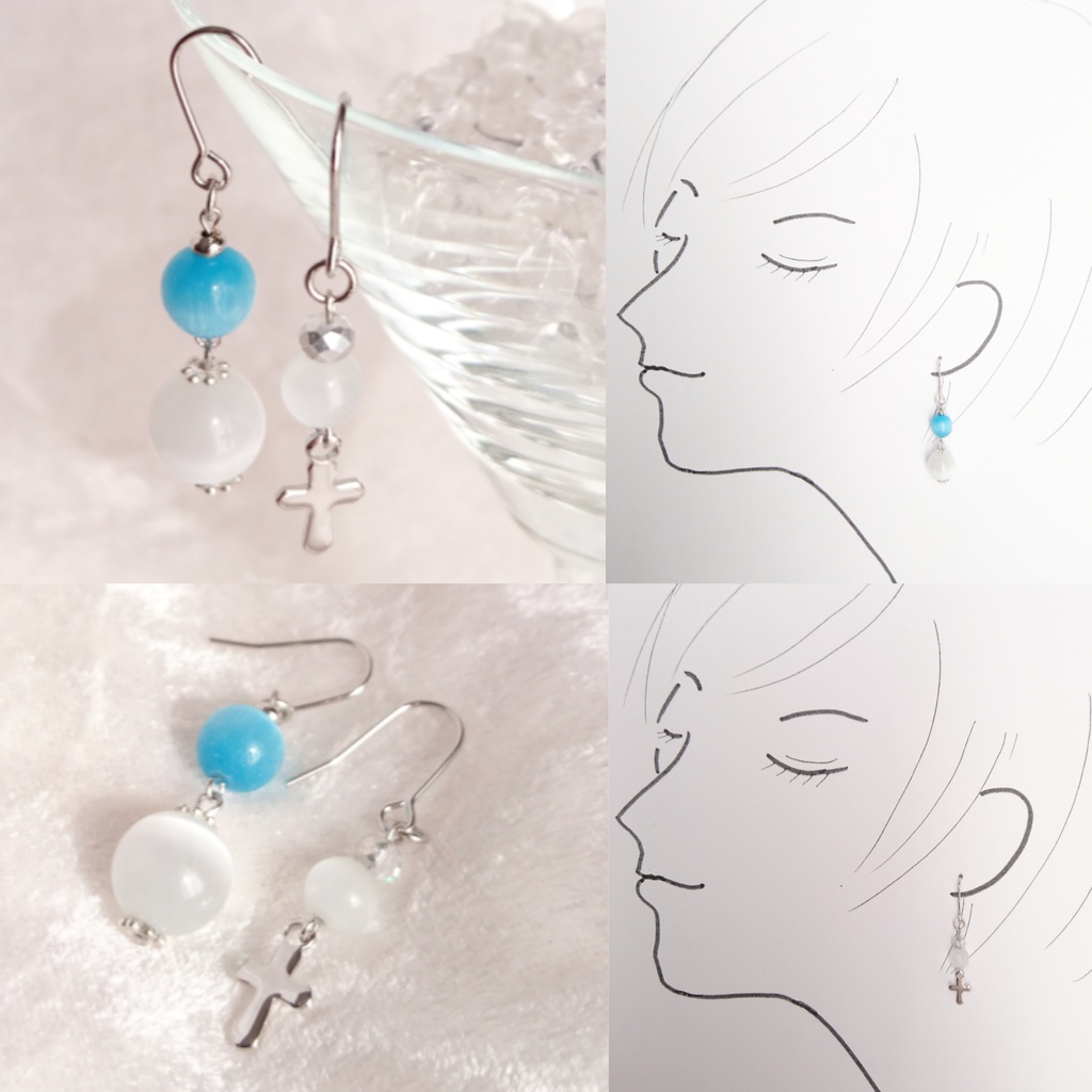 【ヘタリア】北欧国旗モチーフピアス・イヤリング