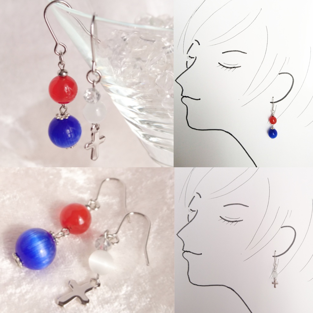 【ヘタリア】北欧国旗モチーフピアス・イヤリング