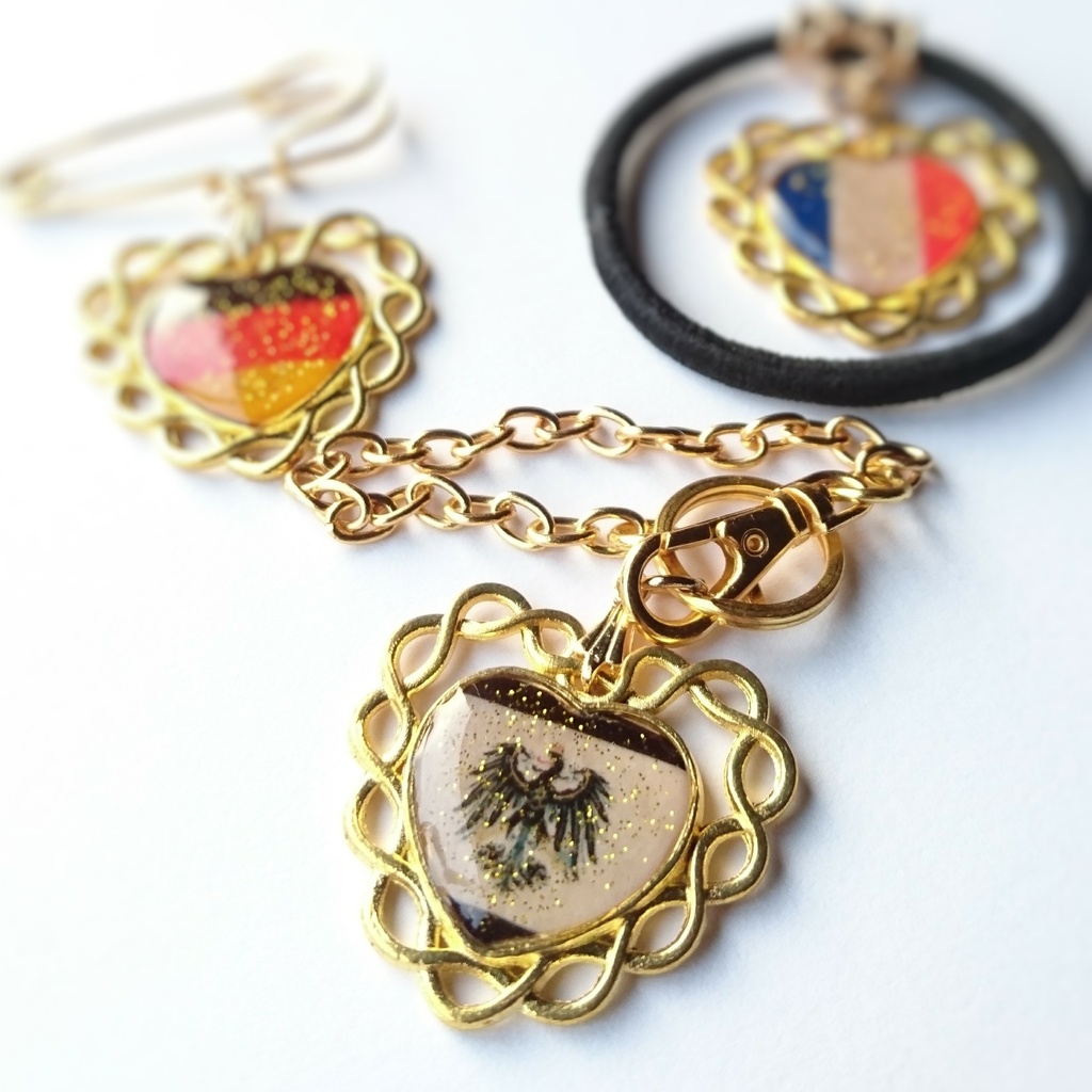 【ヘタリア】バックチャーム・ハート国旗