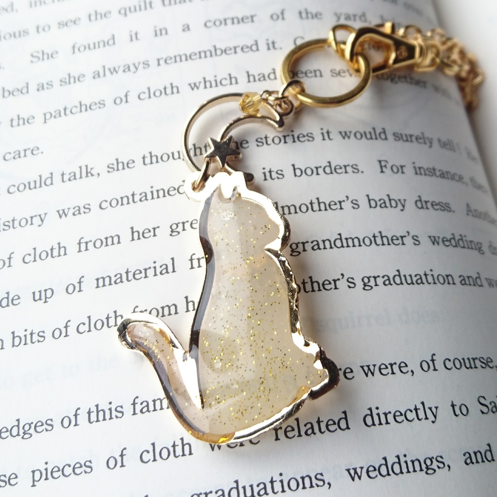 【伊達組カラー】おすわり猫のバックチャーム