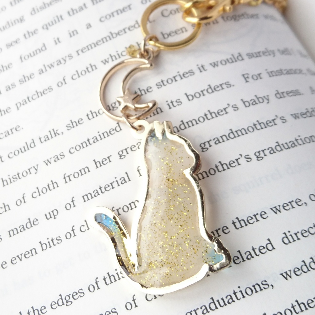 【伊達組カラー】おすわり猫のバックチャーム