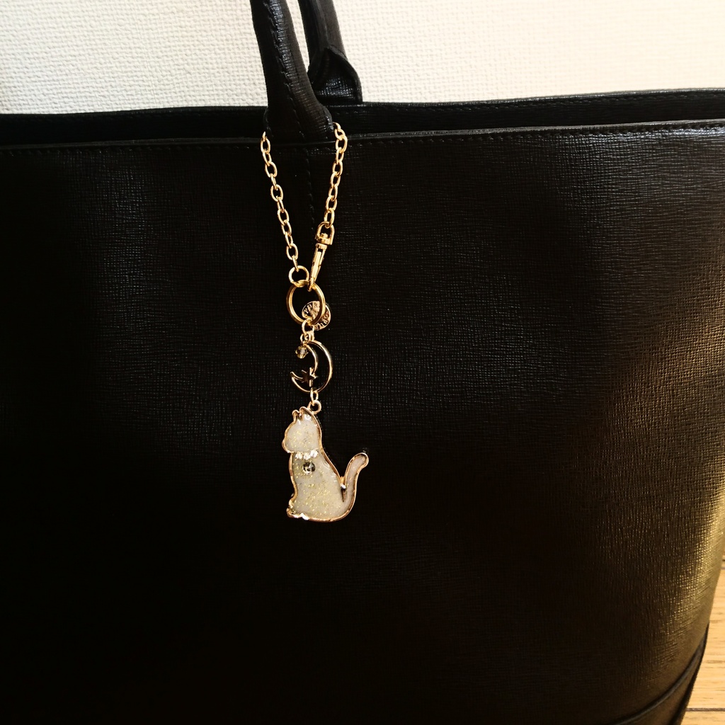 【伊達組カラー】おすわり猫のバックチャーム