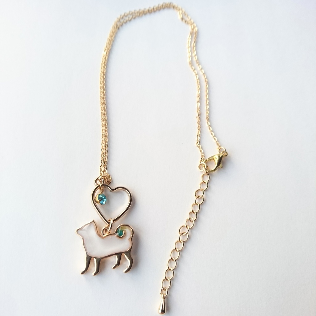 【伊達組カラー】子犬のネックレス