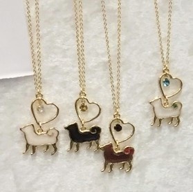 【伊達組カラー】子犬のネックレス