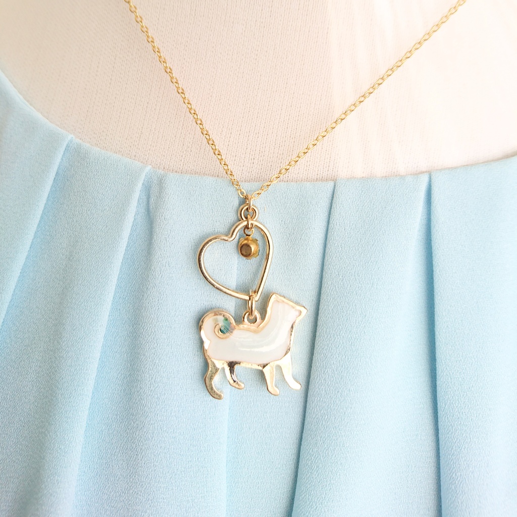 【伊達組カラー】子犬のネックレス