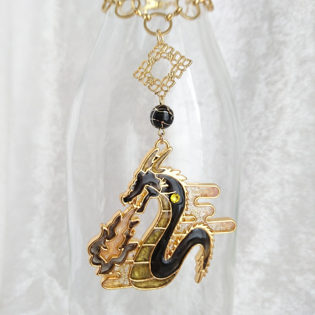 【伊達組カラー】龍の大きめバックチャーム