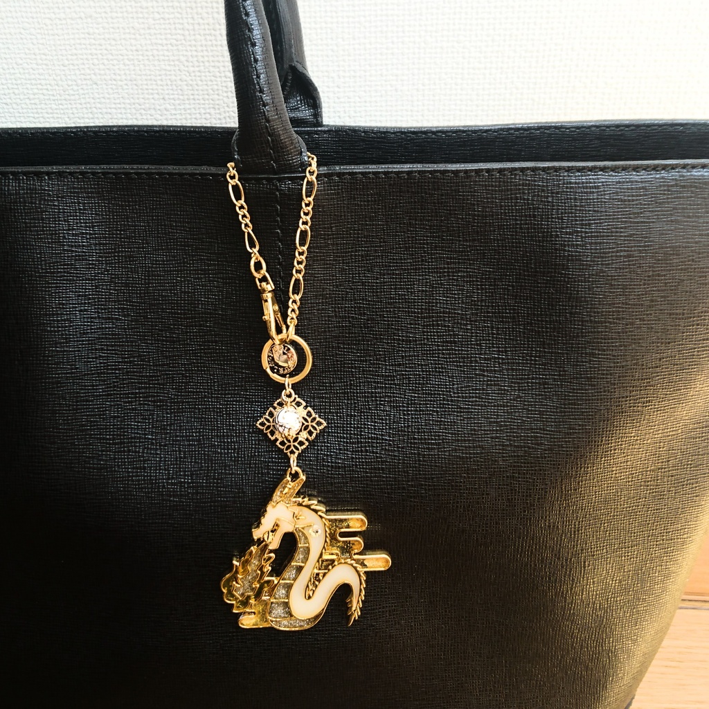 【伊達組カラー】龍の大きめバックチャーム