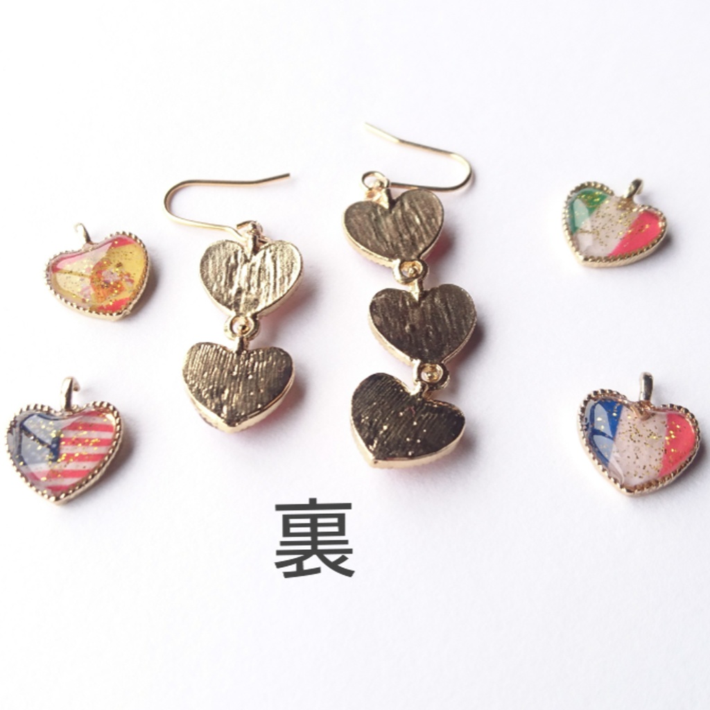 【ヘタリア】ハートの国旗イヤリング【アメリカ】