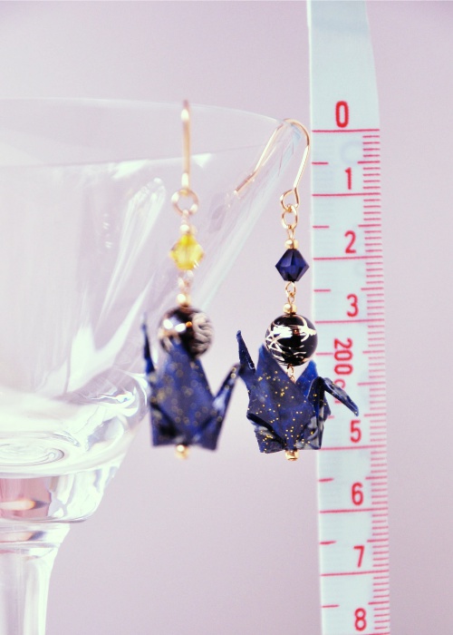 【伊達】刀剣乱舞 イメージ 折鶴ピアス・イヤリング