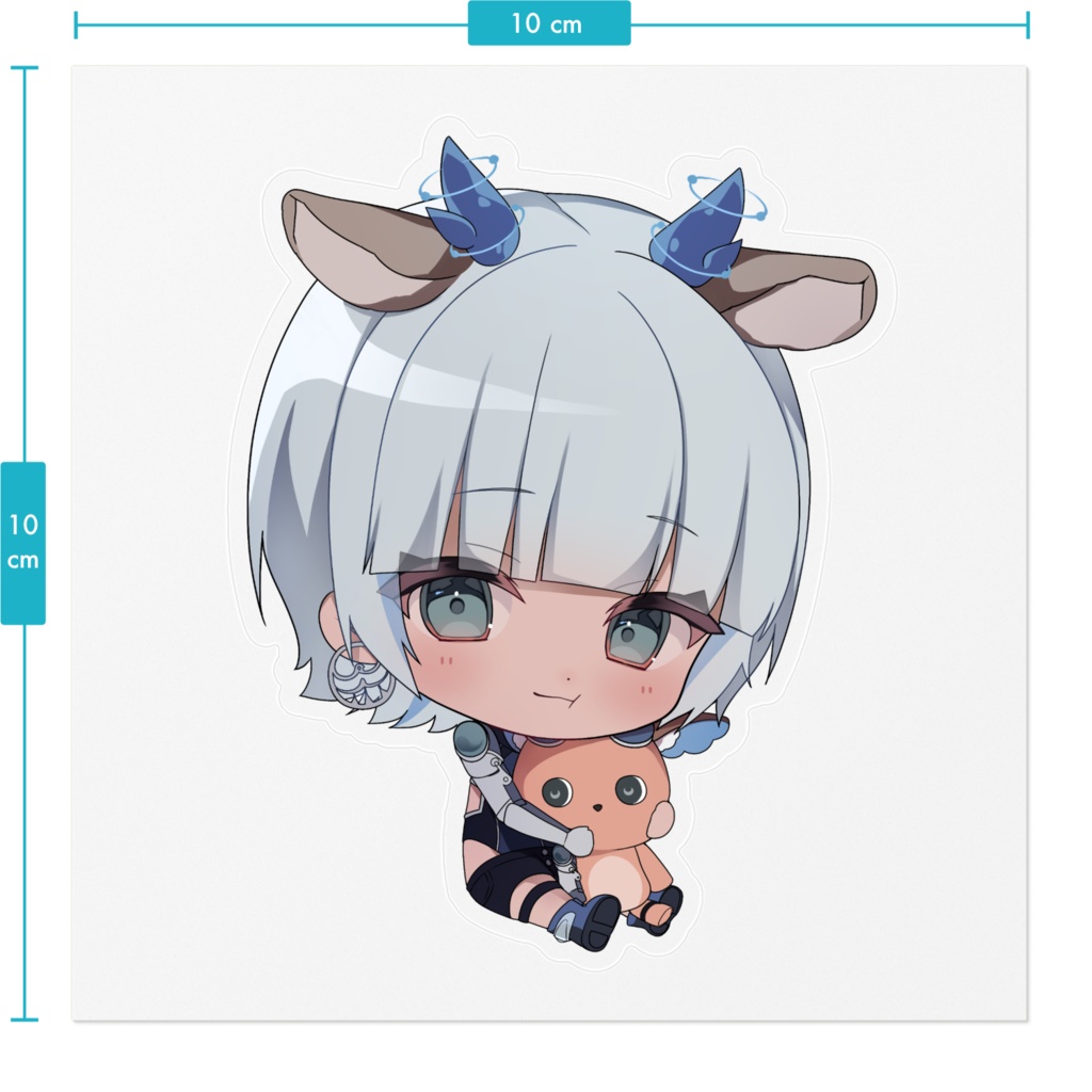 ステッカー - 100 x 100 (mm) ②