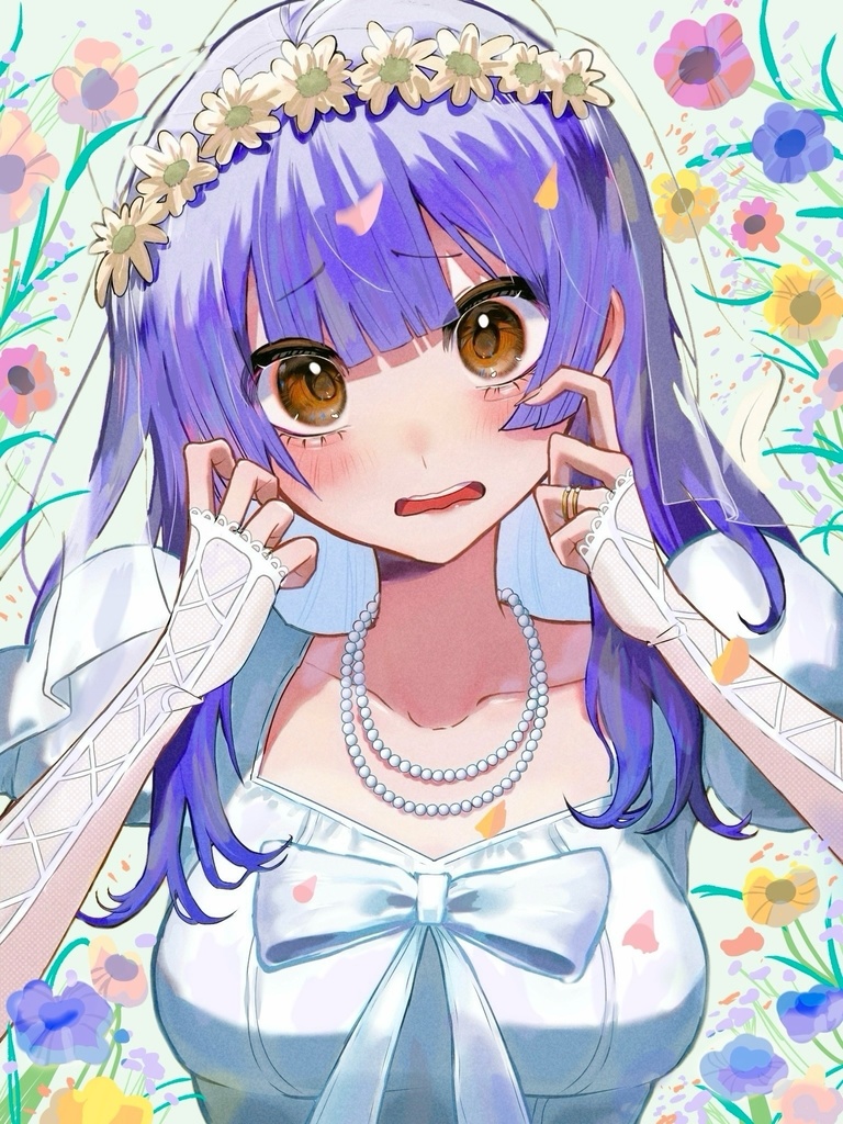 ウェディング女の子Tシャツ