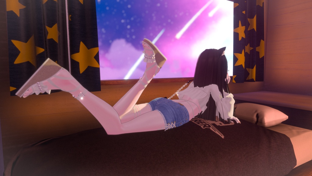 【VRChat】伏せアニメーション2個【Prone】