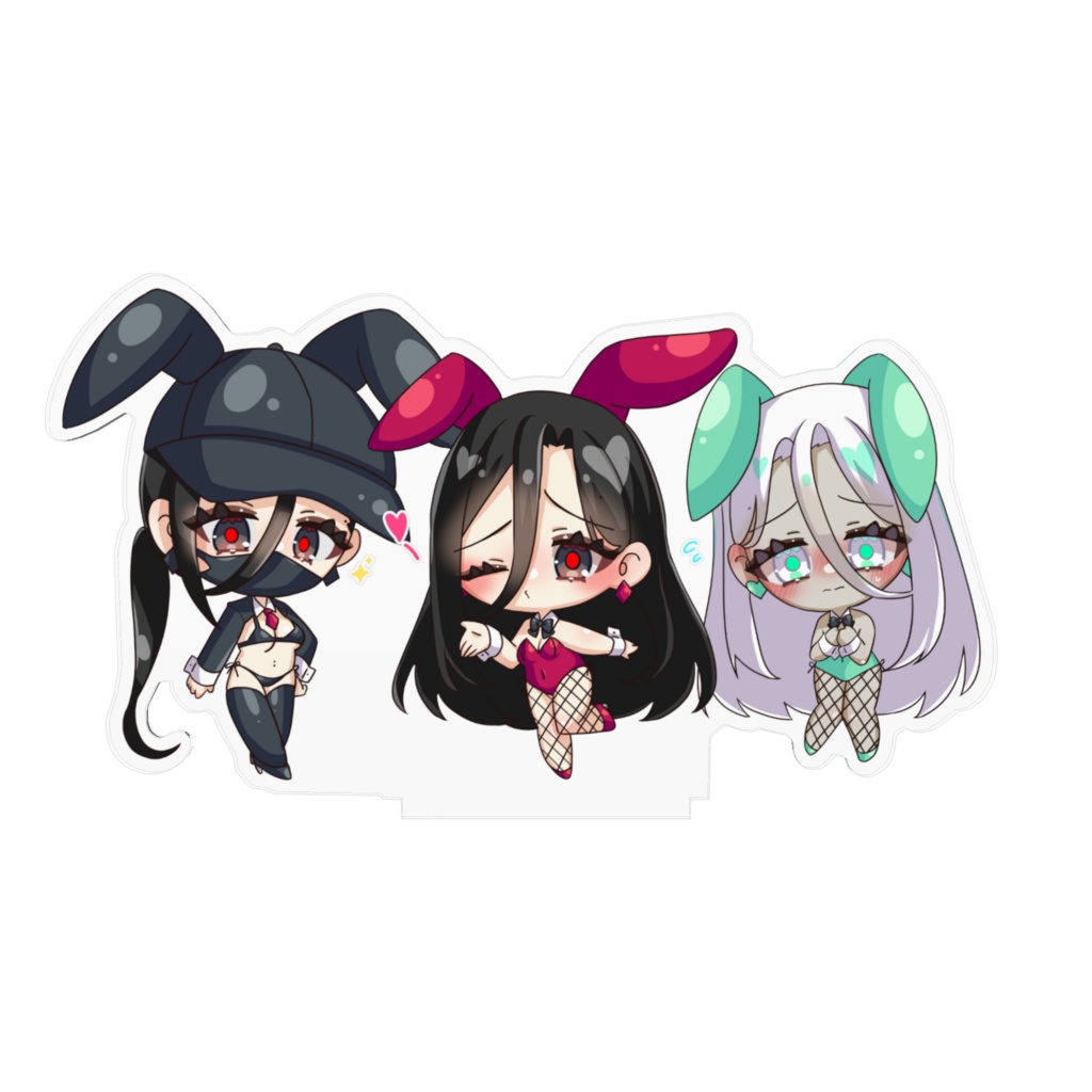 バニーYiXi三人衆アクスタ