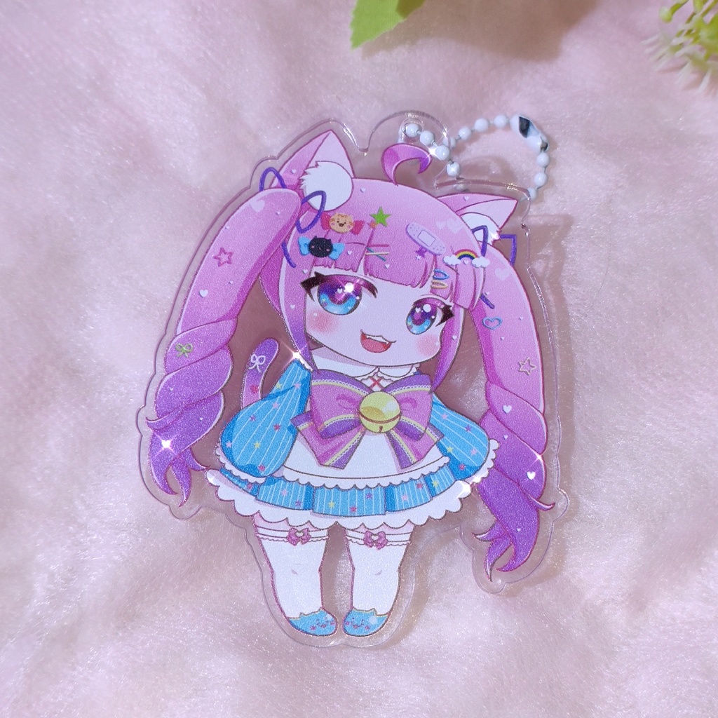 猫飼らいとアクリルキーホルダーA(両面印刷)