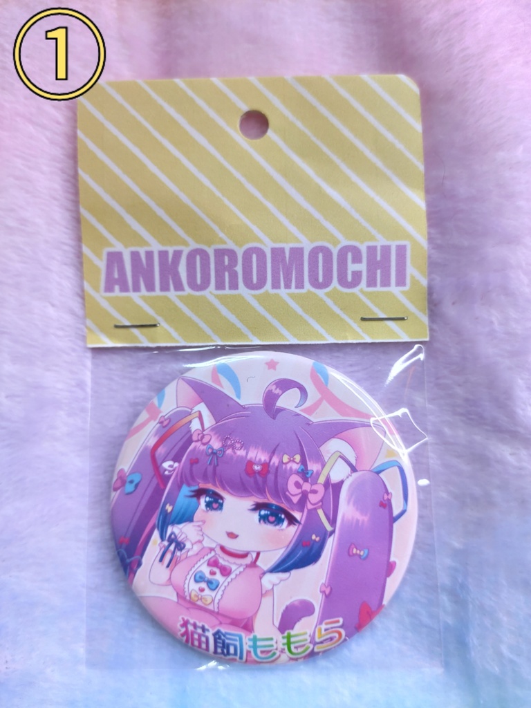 夏コミC104【新キャラ】猫飼ももら57mm缶バッジシリーズ