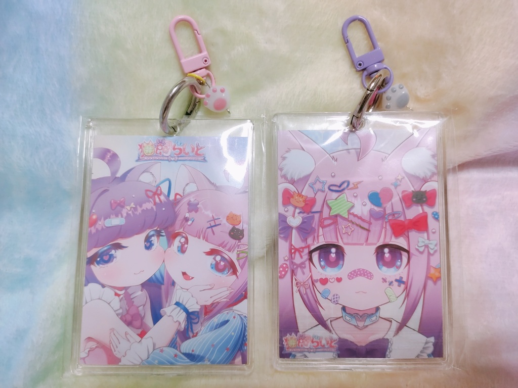 夏コミC104☆猫飼らいと 特大 複製原画アクリルキーホルダー☆