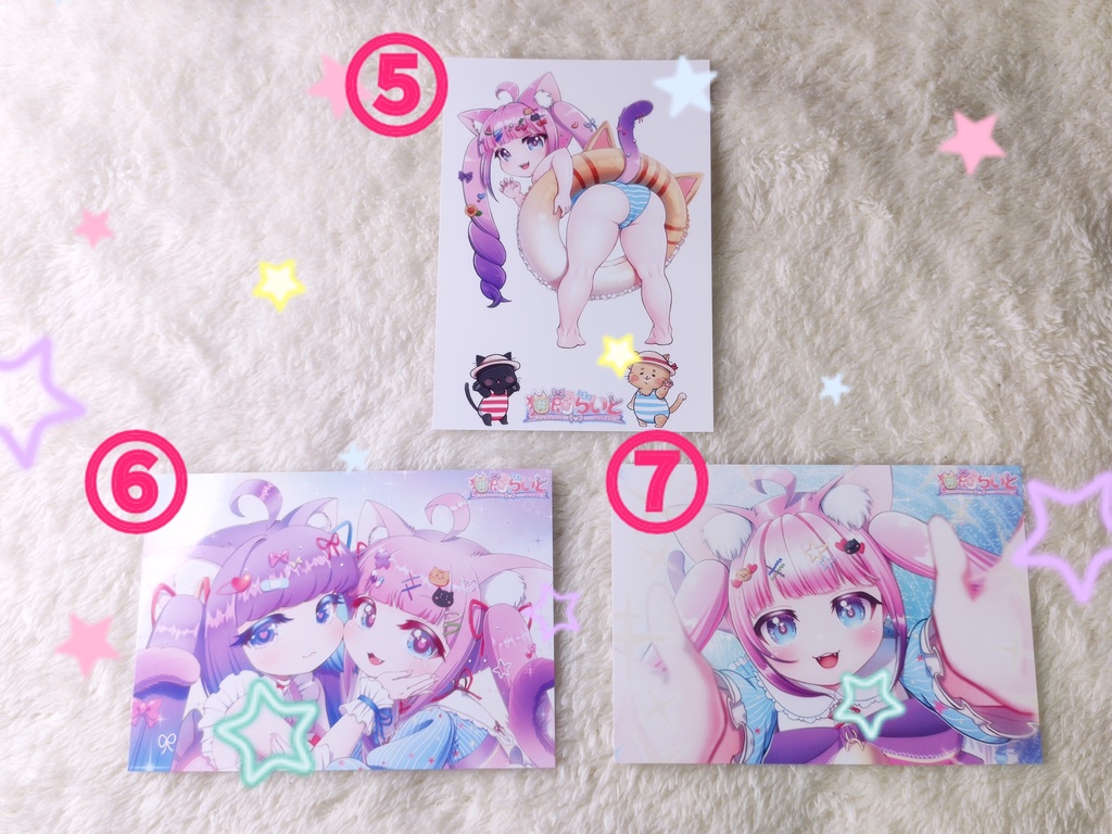 【新作】猫飼らいと ポストカード