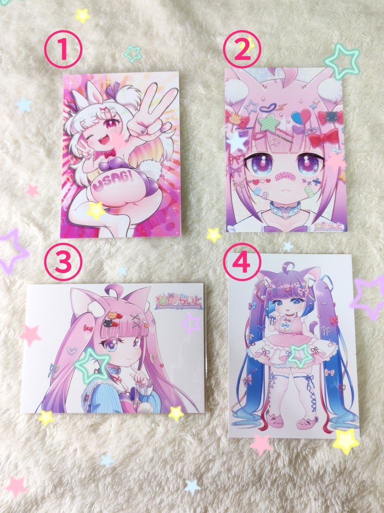 【新作】猫飼らいと ポストカード
