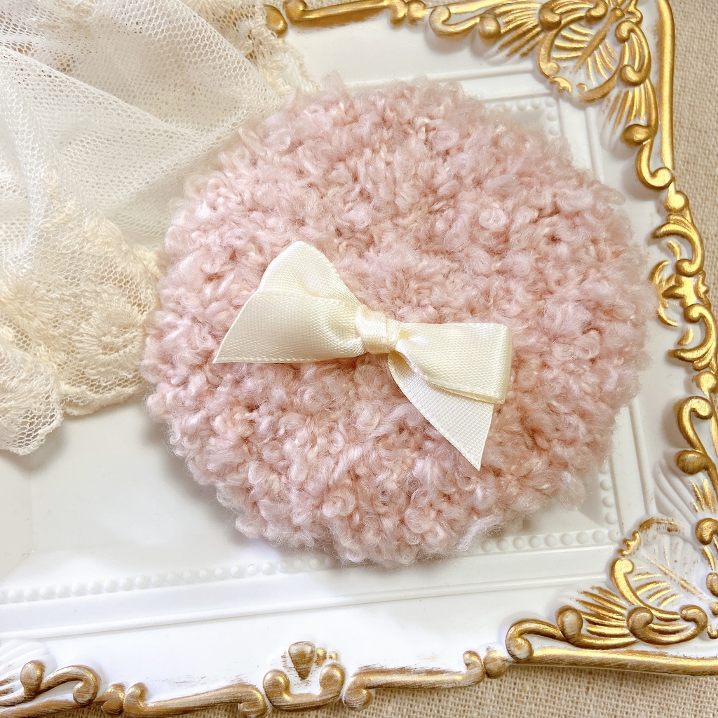 はるいろふわふわベレー帽