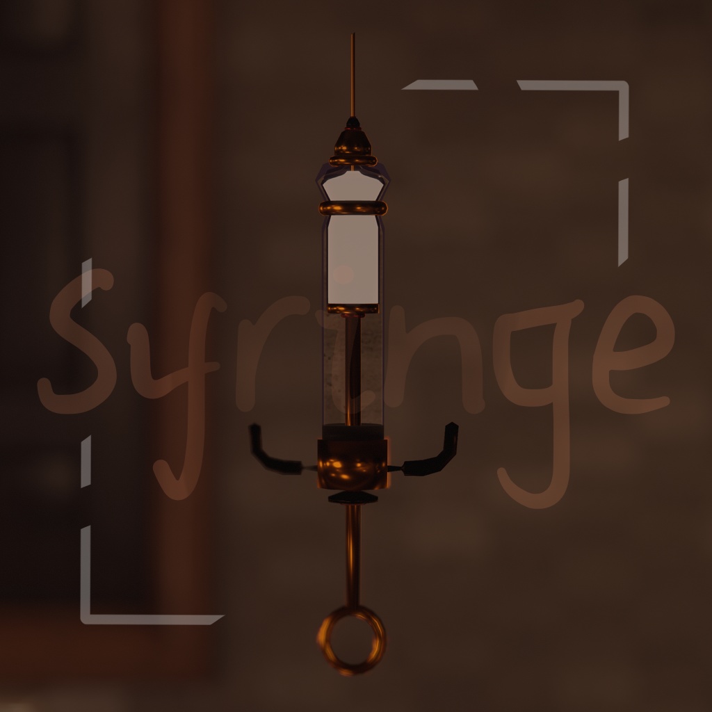 [Free/无料] Syringe, 注射器