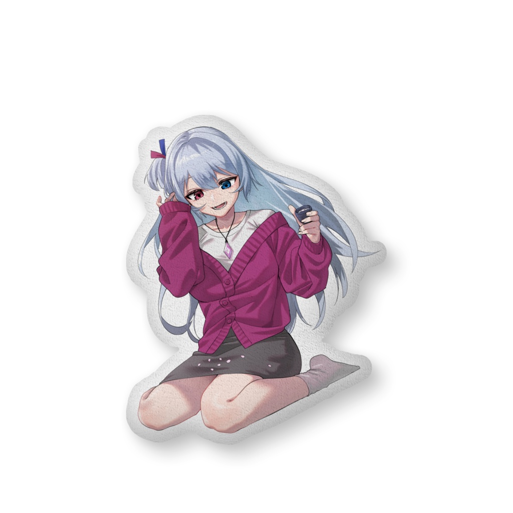 リピ・ライキット　ふかふか膝枕クッション［花見で一杯］