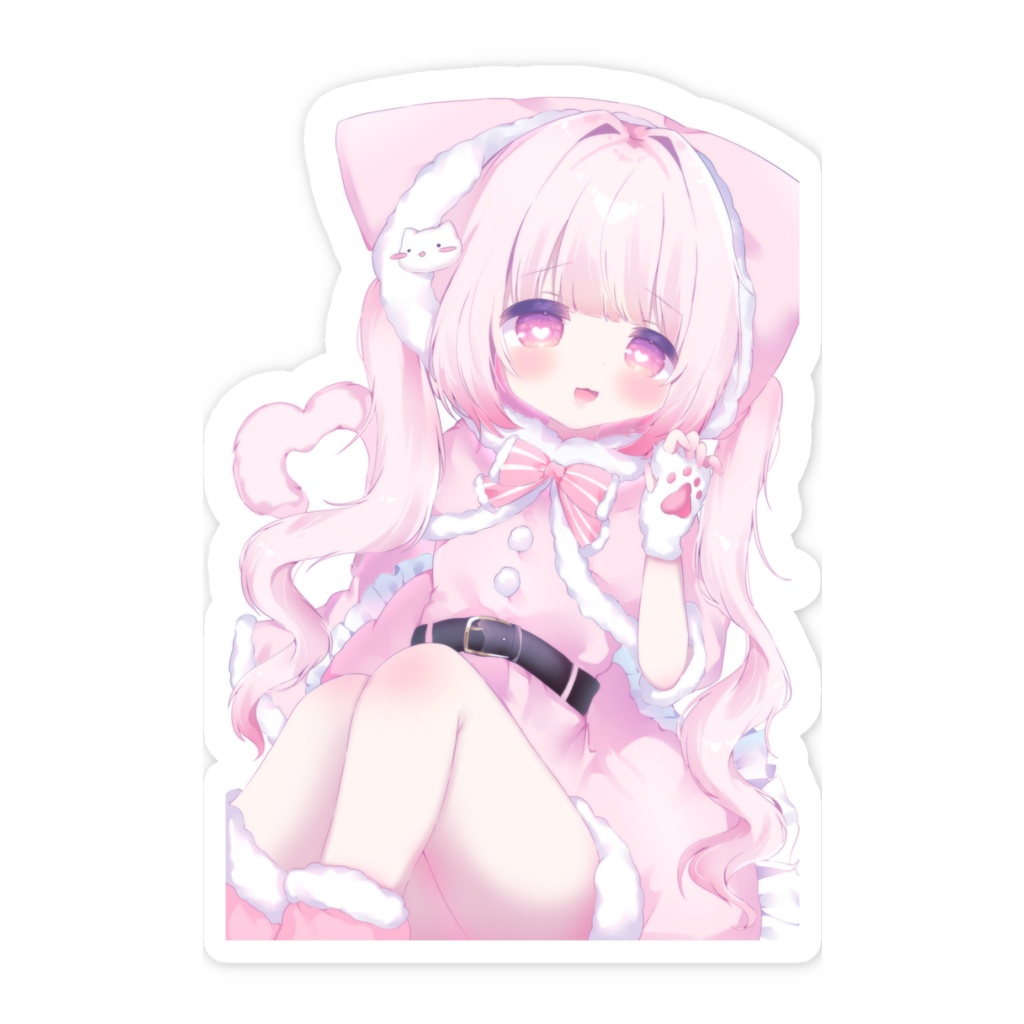 期間限定にゃるステッカーXmasver.