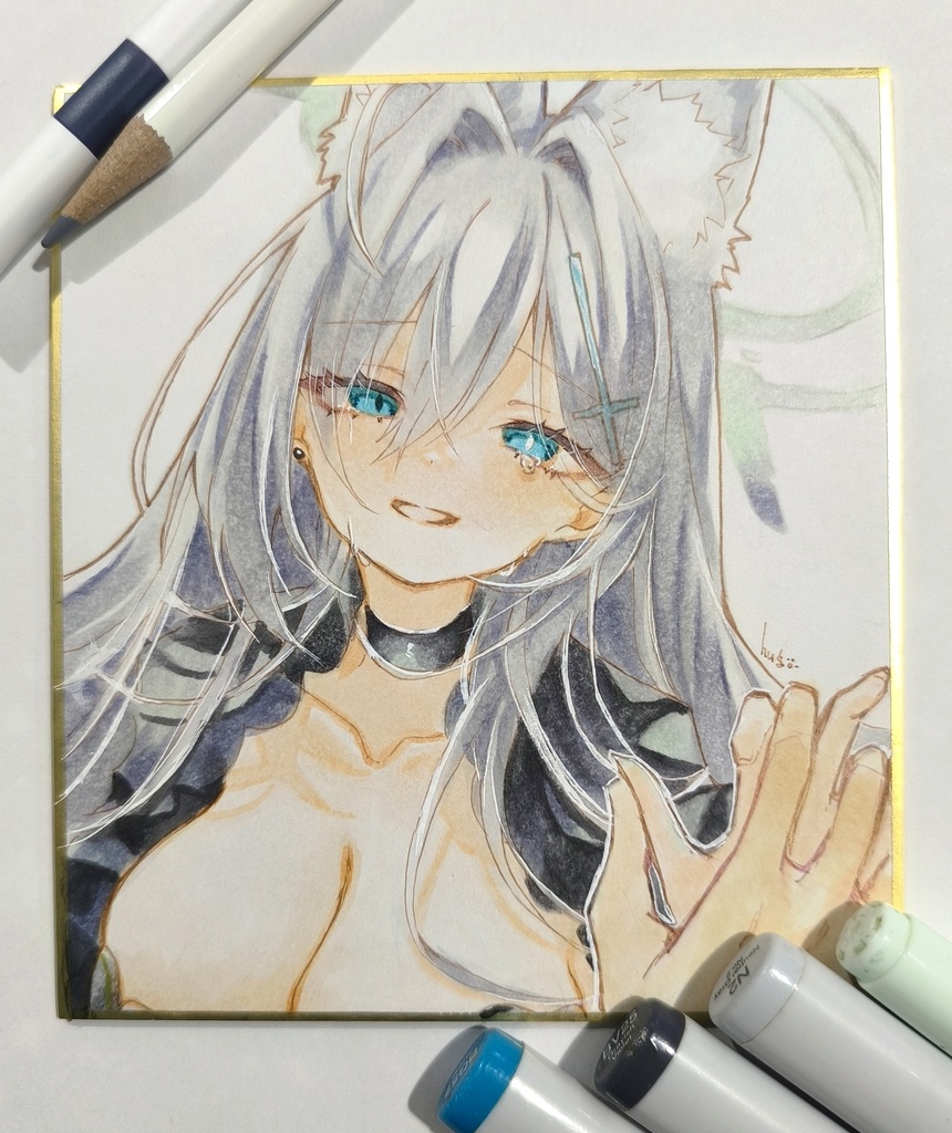 イラストリクエスト権🌼1/4色紙サイズ🌼 納期4月以降