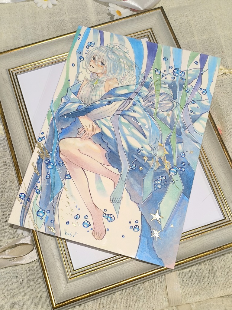 額装なし【海の夏祭り】