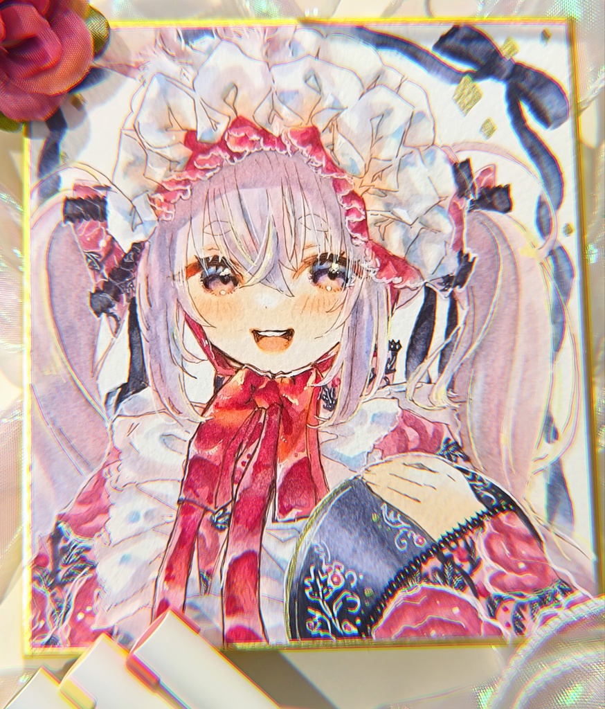 ミニ色紙ゲリラ販売会場