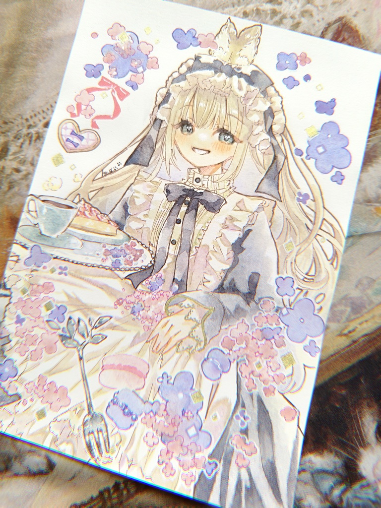 SMサイズ原画【うさみみメイド】