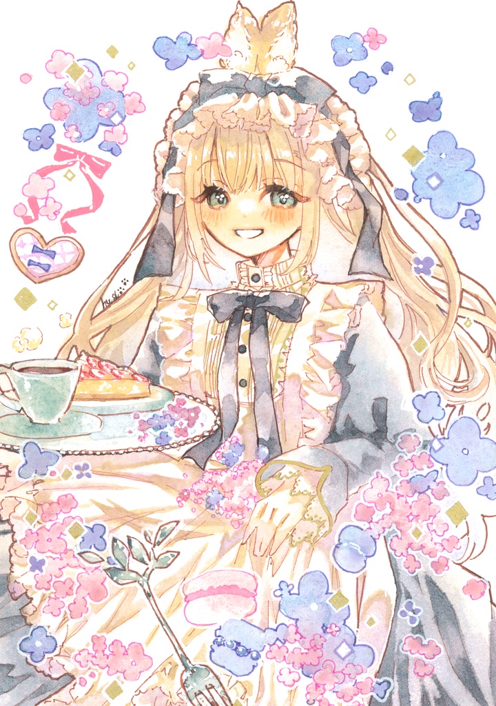 SMサイズ原画【うさみみメイド】