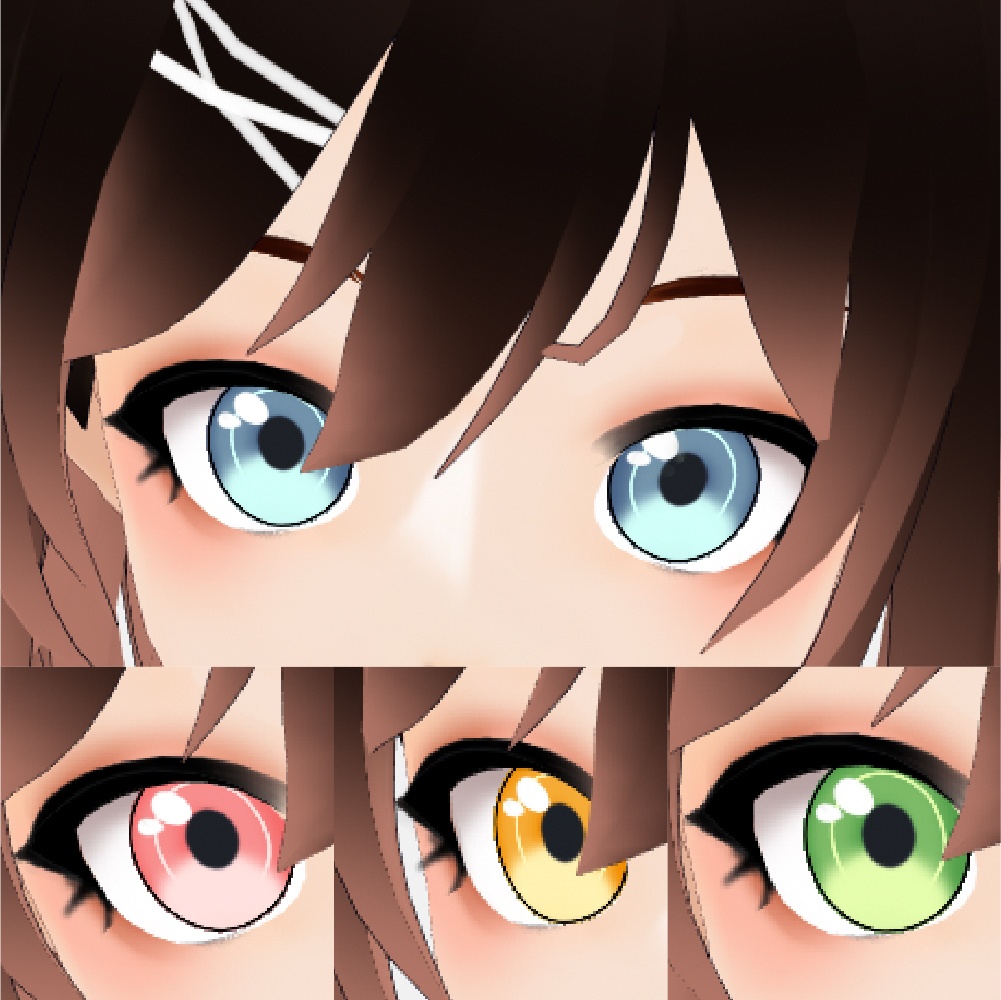 【VROID Bright Eyes】10 Iris Colours