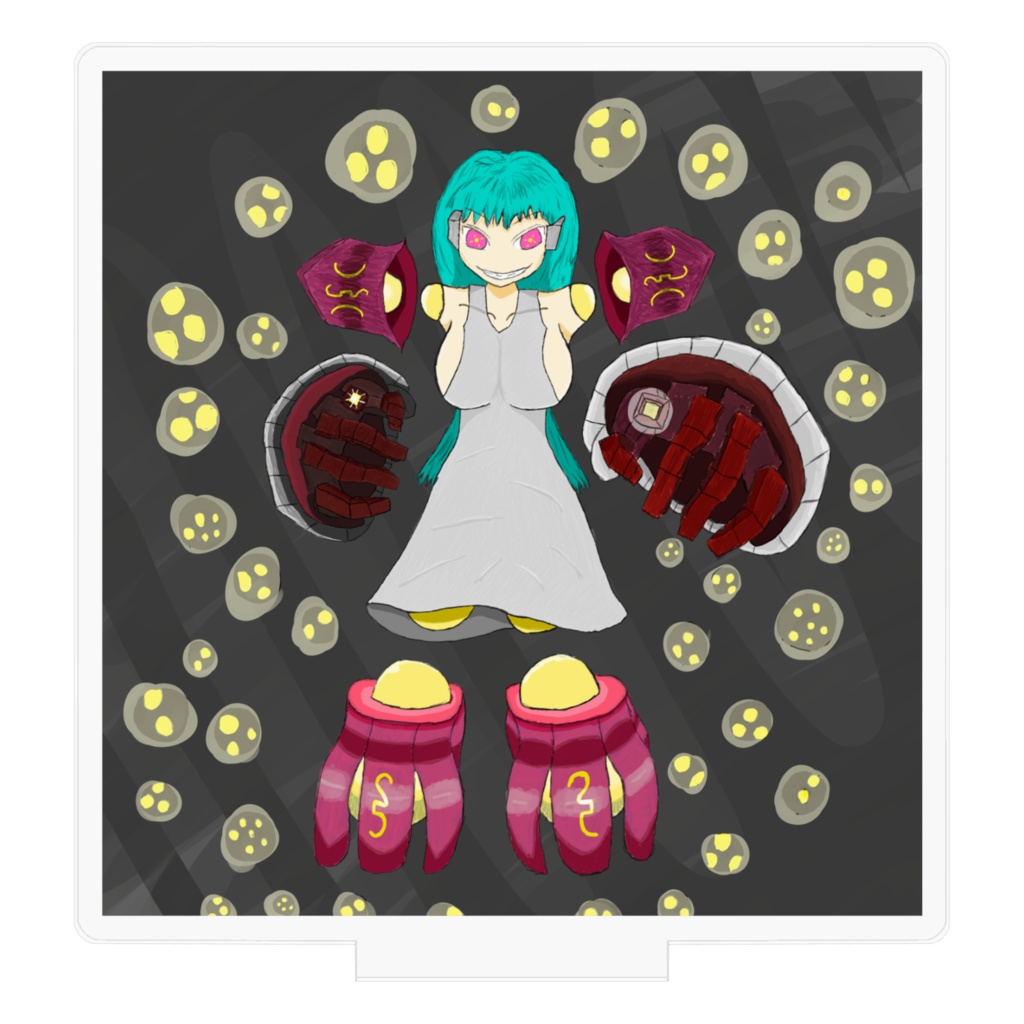 キッカちゃん 70x70mm