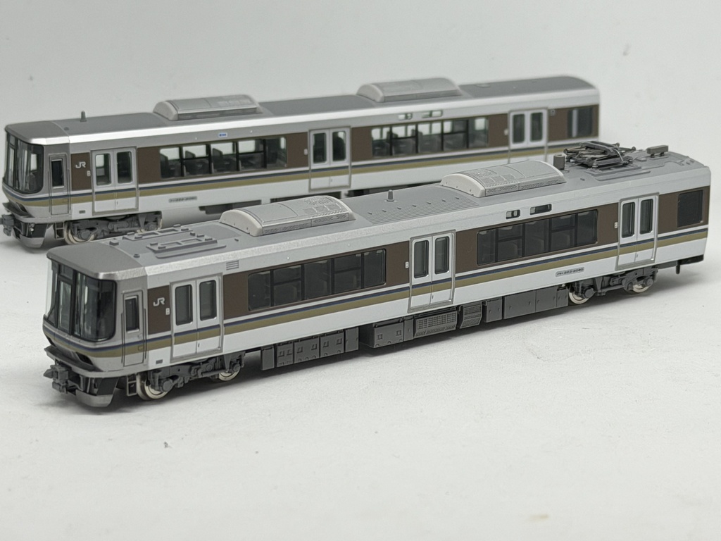 SF018 T社JRW223-2000 1次車再現スモーク 側面窓・ドア窓 4両分