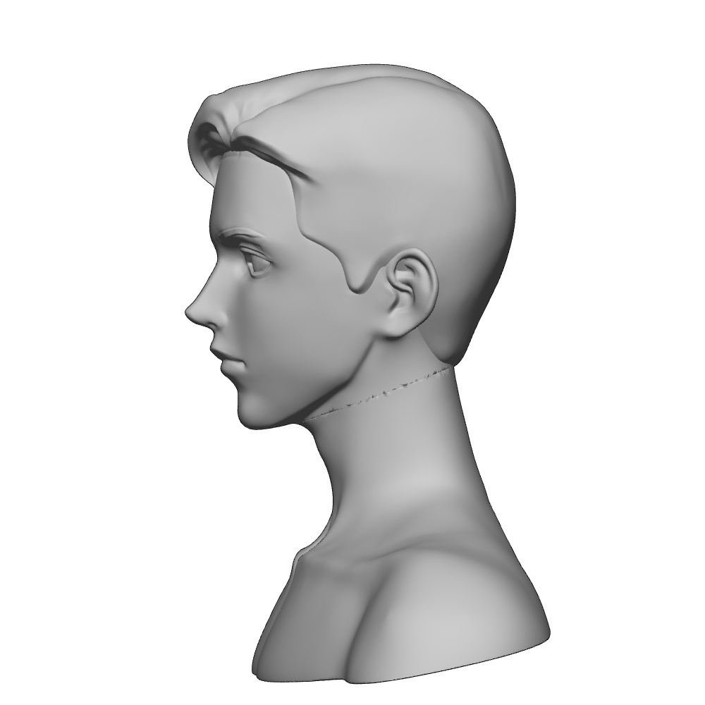 クリップスタジオ3D男頭 CLIP STUDIO- 3D HEAD
