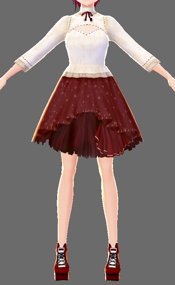 セーター白