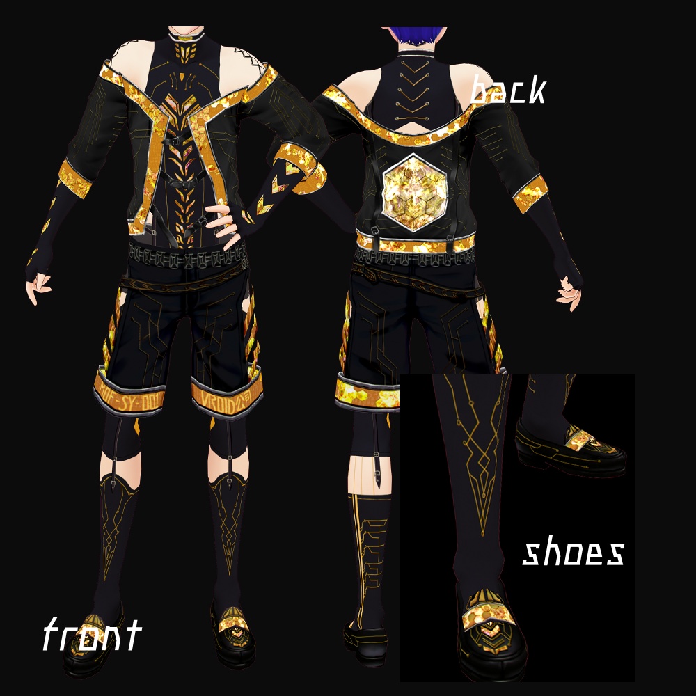 サイバーっぽい服