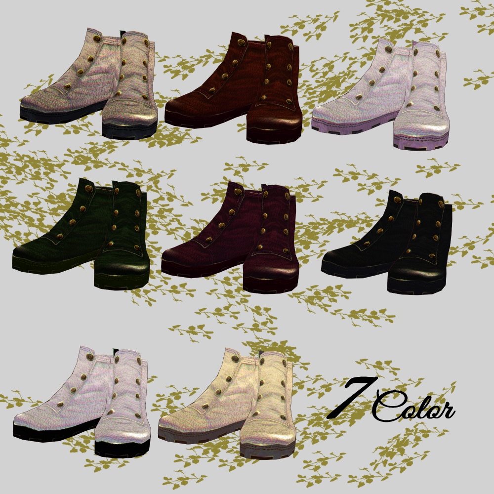 ダブルボタンシューズ