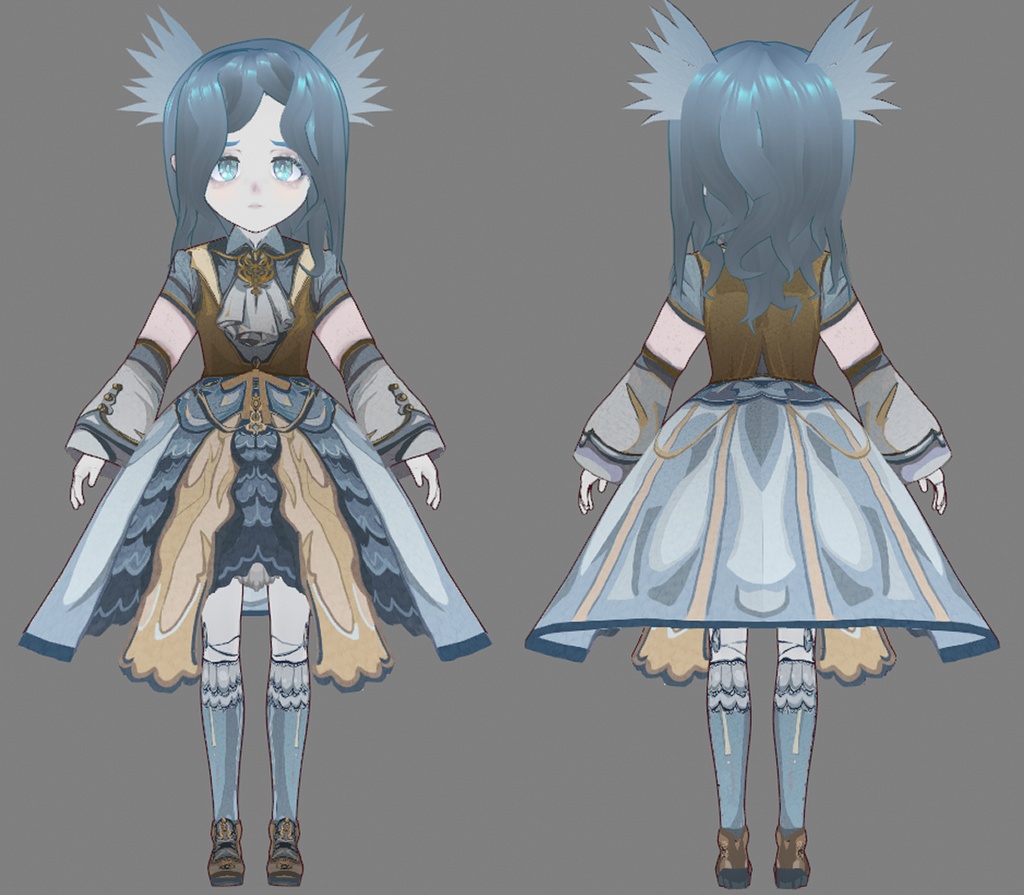 Vroid Steampunk Dress