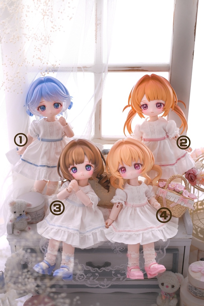 【ボニーバニー6】ホワイトワンピース