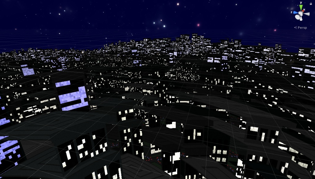 （無料）Night City Skybox Shader