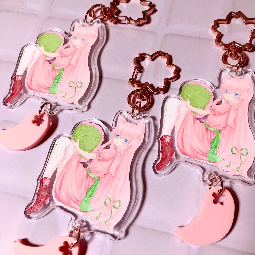 アクリルキーホルダー各種