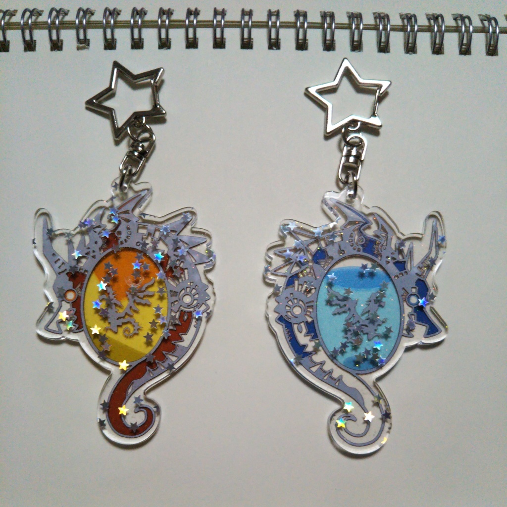 召喚石風アクリルキーホルダー