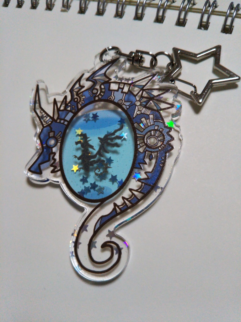 召喚石風アクリルキーホルダー