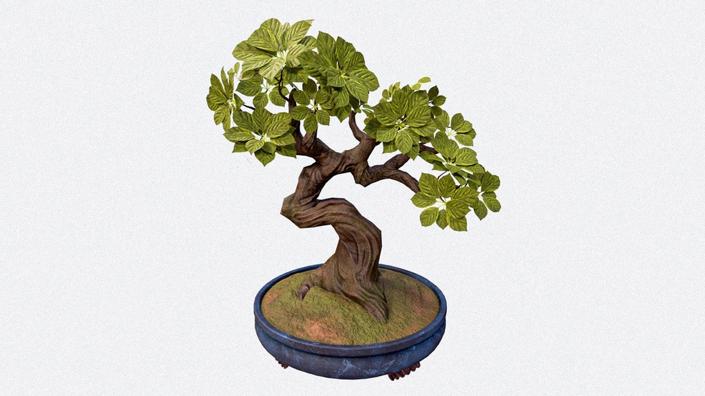 【3D素材】盆栽【3Dモデル】