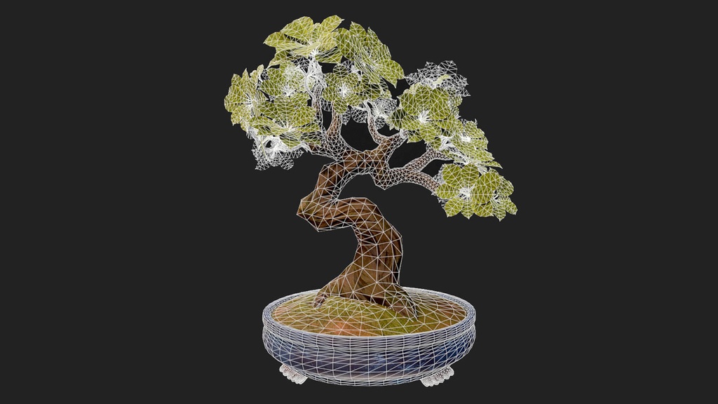 【3D素材】盆栽【3Dモデル】