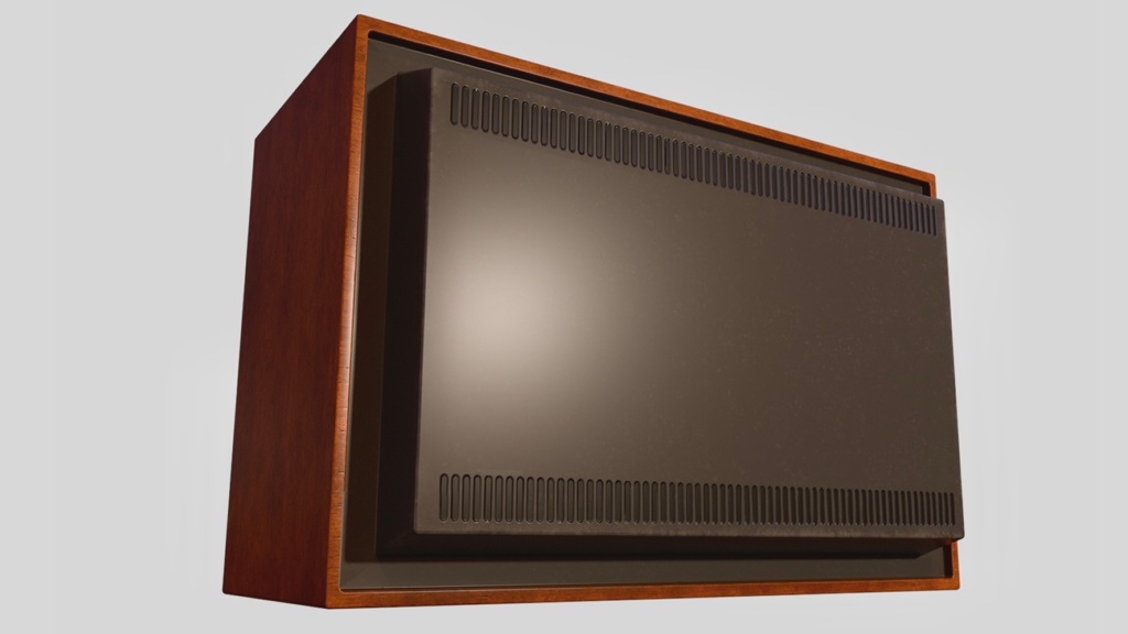 【3D素材】昭和テレビ【3Dモデル】