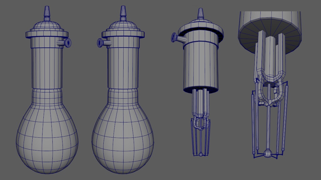 【3D素材】電球(白熱電球)【3Dモデル】