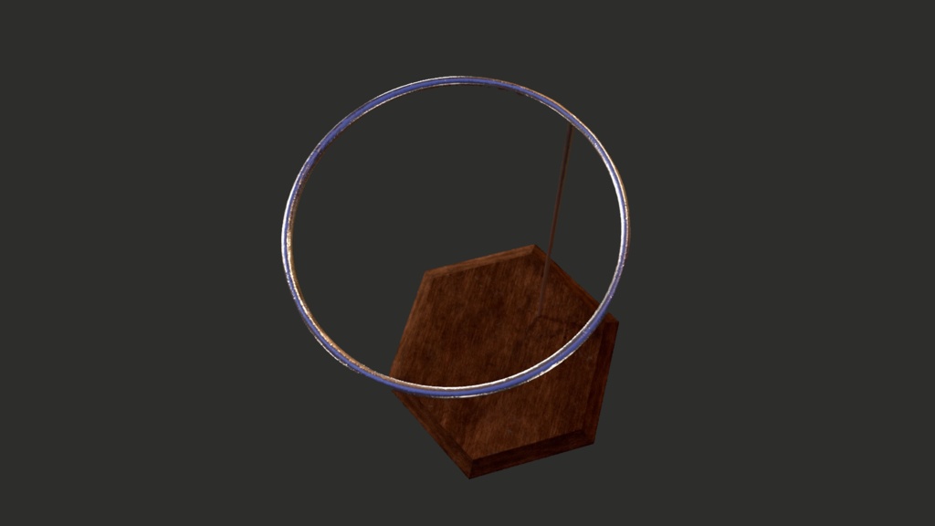 【無料配布】【3D素材】フィギュア展示座【3Dモデル】